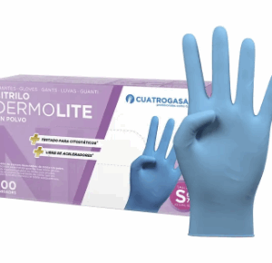 GUANTES NITRILO DERMOLITE TALLA S 100U
